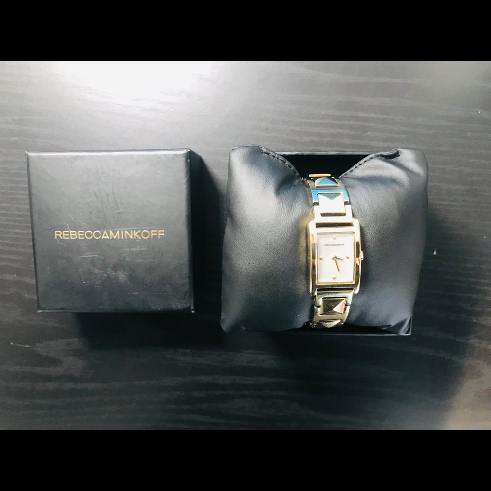 Rebecca Minkoff Gold Bracelet Watch